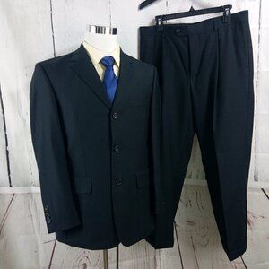 Pronto Uomo 40S Dark Blue Striped 2pc Suit